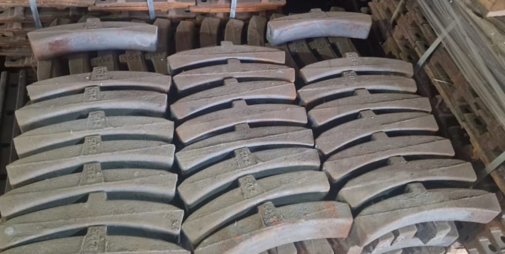 Колодка тормозная вагонная тип С (ЛК-275-01)