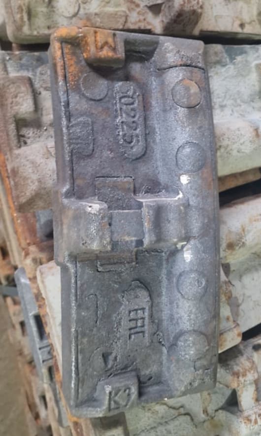 Тип и конструктивное исполнение гребневой чугунной колодки
